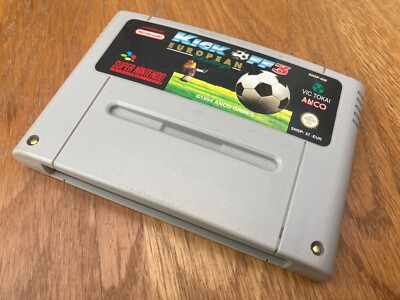 Super Nintendo (SNES) Kick Off European PAL Cartridge Only