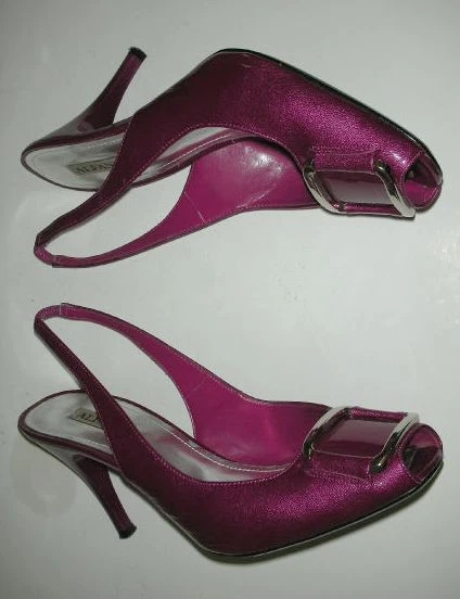 Sexy Preciosos Zapatos ALFANI Gordon Talla 8 M Cordones Peep Toe Tacón Charol Rosie Foto 4 de 4