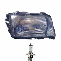 Halogen Scheinwerfer Frontscheinwerfer Rechts H4 FüR Audi 100 Avant Inkl. Lampen