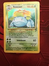 Pokemon TCG Venusaur Holo Card 18/130 Base Set 2 on eBay