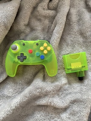 Retro Fighters Brawler64 Extreme Green Wireless Gamepad Limited Edition For N64