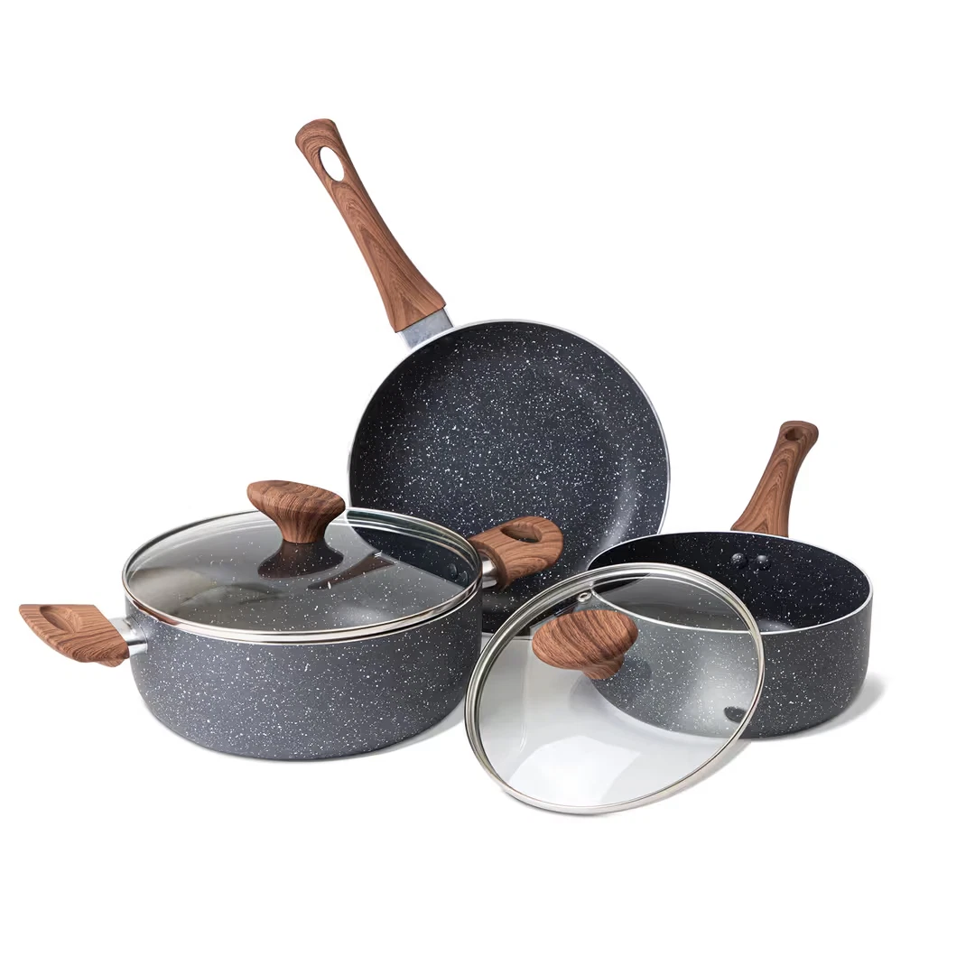Non Stick Pots and Pans Set – Induction Hob Pots Set 5Pcs Kitchen Cookware wit
Opens in a new window