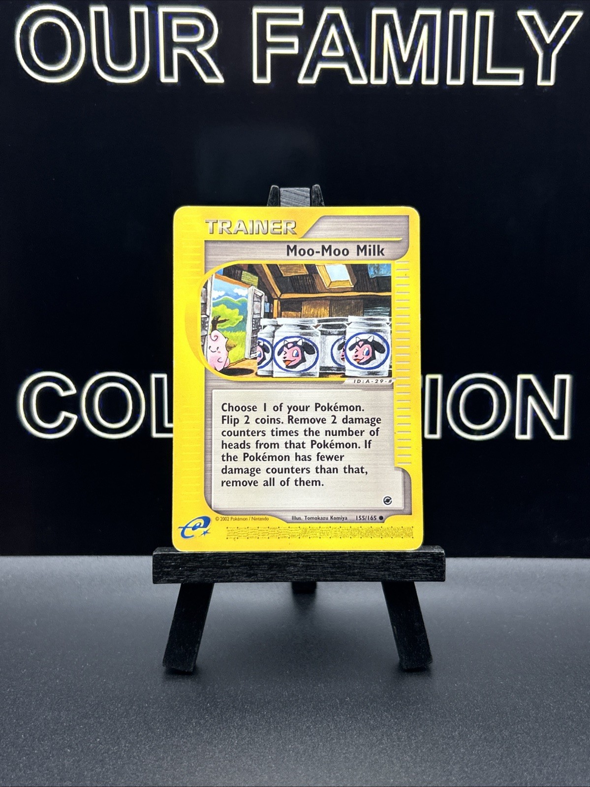 Moo-Moo Milk 155/165 - Expedition Eseries Set Pokemon Card Tomokazu Komiya