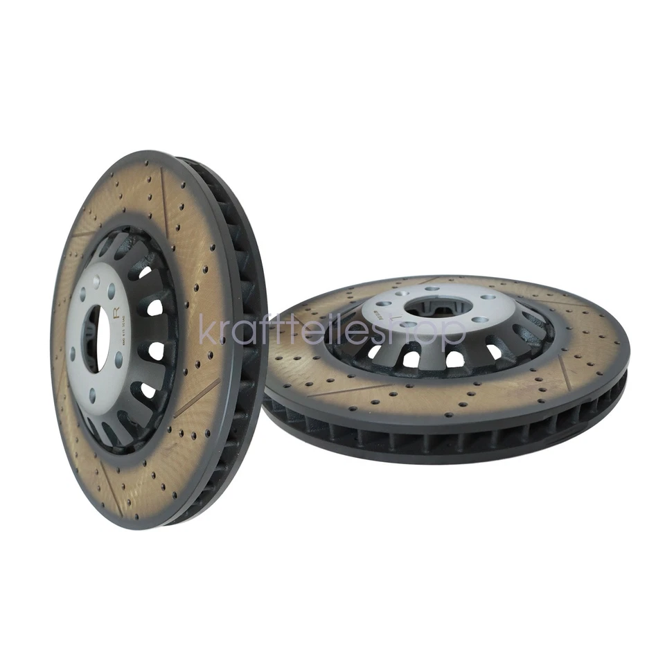 2x Bremsscheibe 375x36mm für Audi S4 S5 A6 A7 A8 SQ5 Q7 Q8 E-Tron VW Touareg DE - Bild 3 von 4