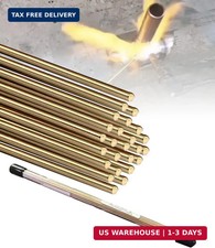 25 Rods Brazing Rods, Brass Solder, Brass Welding Rod for Oxyacetylene Gas Weldi