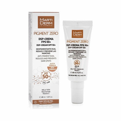 MartiDerm Pigment Zero Dark Spot Cream SPF 50+ UVA Niacinamide 1.3 oz
