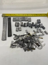 Vintage KINGSLEY Hot Foil Stamp Machine Type Spacers Assorted Sizes Over 160 Pcs