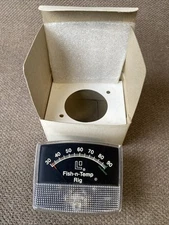 Vintage Nissei Made In Japan  Fish-n-Temp Rig Meter~ NOS~ New In Box~