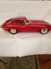 Vintage Red Jaguar Model Car Electratone AM Radio TESTED/WORKING