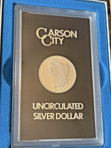 1882-CC Carson City Morgan Silver Dollar GSA Hoard Brilliant UNC VERY NICE +++