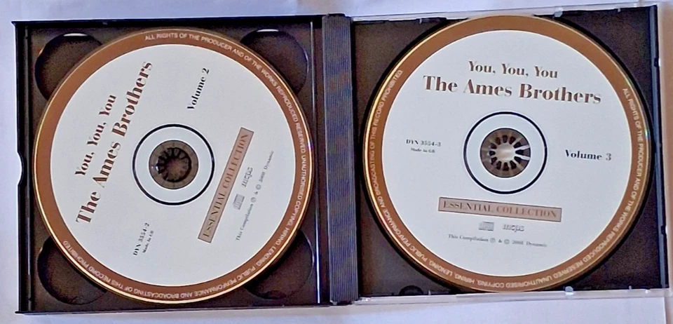 3 CD's - The Ames Brothers - You You You-Essential Collection - Bild 2 von 4