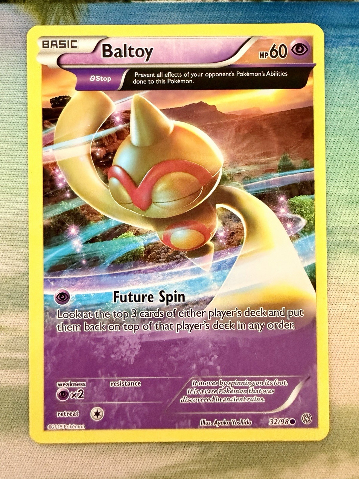 Baltoy Ancient Origins 32/98 Regular Common Pokemon Card TCG NM Free Shipping