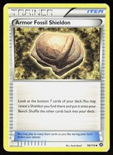 Armor Fossil Shieldon 98/114 Uncommon Steam Siege Pokemon LP