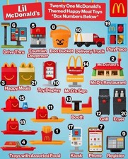 Lil McDonalds Happy Meal Toys Singles 2025