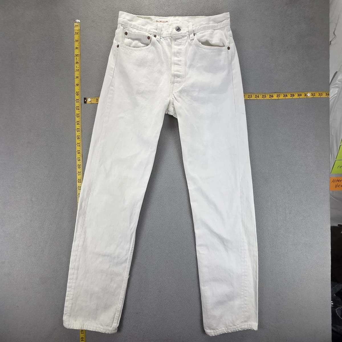 Levi's 501 White Jeans for Men for sale | eBay