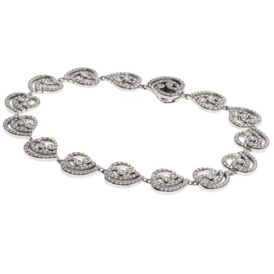 Tiffany&Co.  Zauberhaftes Herz Diamant Armband Platin PT950 Damen [gebraucht]