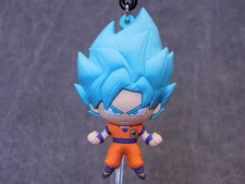 Dragon Ball Super NEW * SSGSS Goku Clip * Blind Bag Series 4 Key Chain Monogram