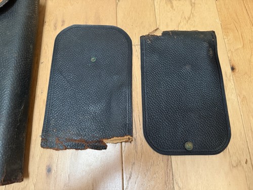 Antique Vintage Large Multi Tool Travel Kit in Leather Case Survival Set As-Is - Picture 2 of 23