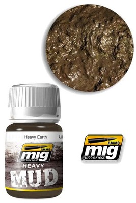 Farbe Heavy Mud Texture Heavy Earth 1704 - Ammo by Mig Jimenez