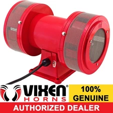 INDUSTRIAL ELECTRIC MOTOR AIR RAID SIREN SCHOOL/FACTORY/ALARM 120V VXS-1450AR