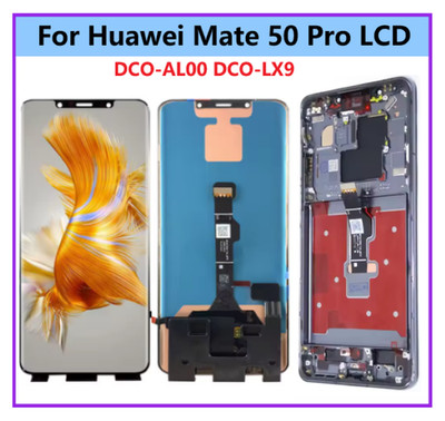 For Huawei Mate 50 Pro DCO-AL00 DCO-LX9 OLED Display LCD Screen Touch Digitizer