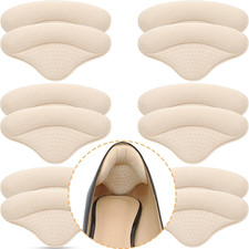 6 Pairs Heel Cushions Inserts for Loose Shoes, Heel Pads Grips Liner Snugs, Fill