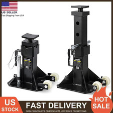 1 Pairs 22 Ton Car Jack Stand Heavy Duty Pin Type Adjustable Height 13.78-19.69"