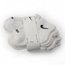 Nike Dri-Fit Ankle Socks Size YTH 7C -10C 6 Pack