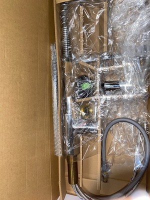 Miseno MK6557 Mia 1.8 GPM Pre-Rinse Kitchen Faucet w/ Deck Plate - Chrome