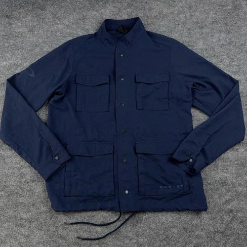 VTG Oakley x Harajuku Tokyo High Function Navy Utility Jacket Mens M - product listing photo