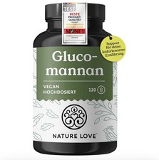 Nature Love Glucomannan 120 Kapseln - NEU/verschweißt