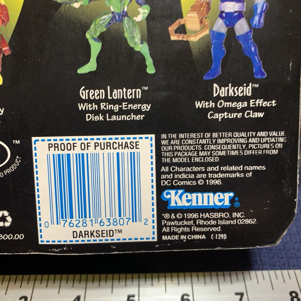 Figura de acción Kenner Batman Total Justice Darkseid Villain 1996 sin abrir sellada Foto 3 de 4
