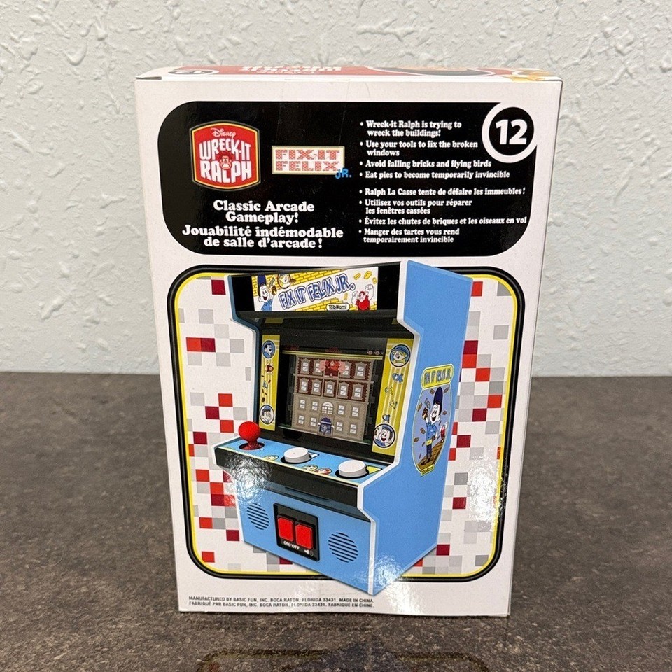 New Fix It Felix Jr Mini Arcade Game Disney Wreck it Ralph Portable ...