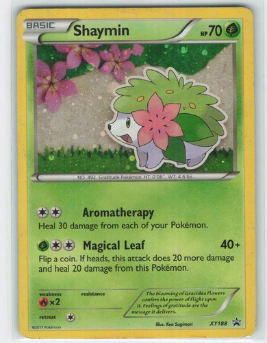 2017 Pokemon, XY Promos, #XY188 Shaymin, Holo Promo MP