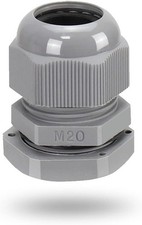 20MM WATERPROOF IP68 COMPRESSION SKINTOP CABLE STUFFING GLANDS C/W LOCKNUT NYLON