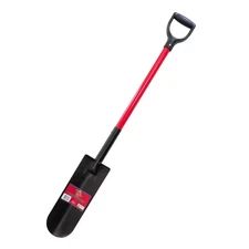 12-Gauge 14 In. Drain Spade with Fiberglass D-Grip Handle