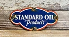 Vintage Standard Oil Products Porcelain Metal Sign