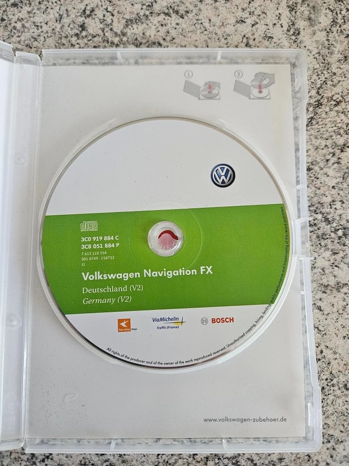 CD NAVIGATION FX DEUTSCHLAND + EU V2 2010 VW RNS 310 GOLF 6 TOURAN CADDY PASSAT - Bild 4 von 4