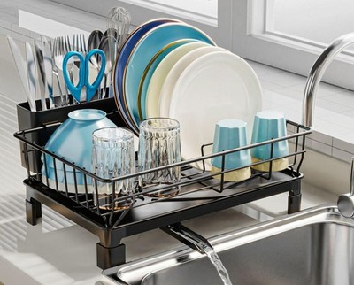 Small Dish Drying Rack Dish Racks for RV Small Kitchen Counter