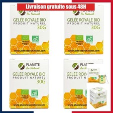 Planète au Naturel Gelée Royale Bio 120g - 4 Boîtes de 30g