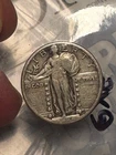 US Standing Liberty Quarter 1924-D vf/xf