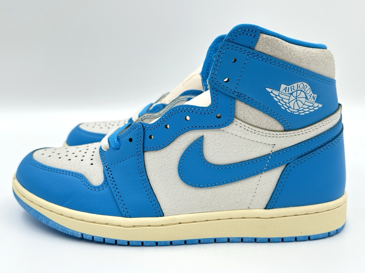 Nike Air Jordan 1 UNC24センチ Nike Air Jordan 1 Retro High OG Men's Size 10 Blue UNC Reimagined