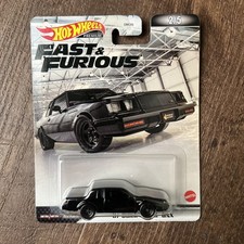 Hot Wheels 1:64 Fast & Furious 1987 Buick Regal GNX Black Diecast Model HCP16