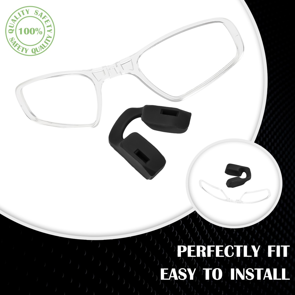 Porta lenti inserto Rx con nasello per occhiali da sole Oakley Sutro OO9406 OO9406A