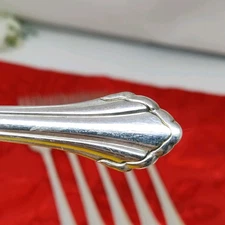 6X SF Oneida Community Silver CLARETTE Salad Forks Silver Plate