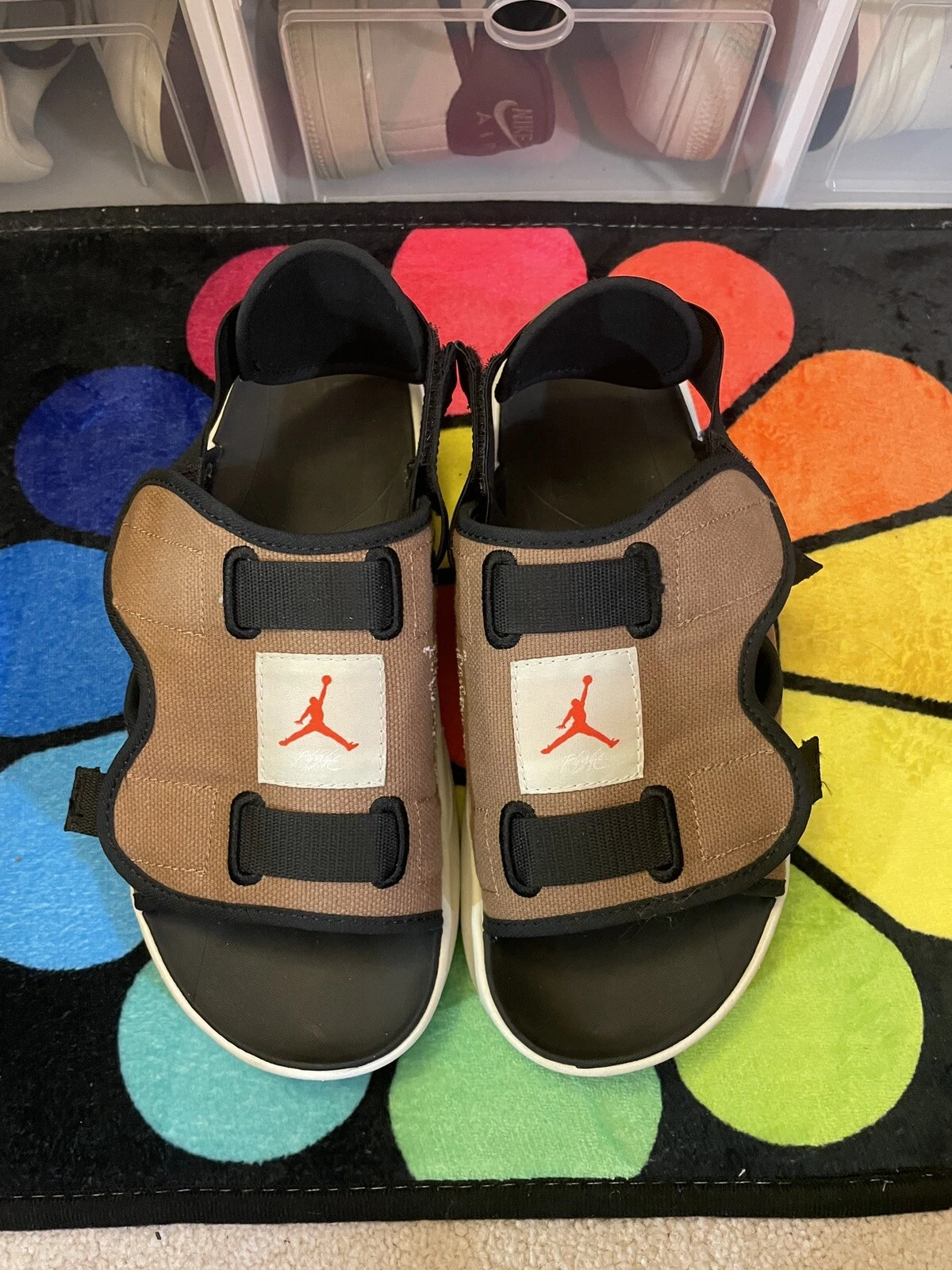 Sandali Nike Air Jordan LS da uomo marroni antiscivolo CZ0791 201 retrò taglia 9