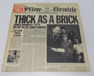 Jethro Tull Thick As A Brick 1st Press 1972 Reprise Vinyl LP