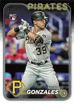 Nick Gonzales 2024 Topps #168 RC Pittsburgh Pirates