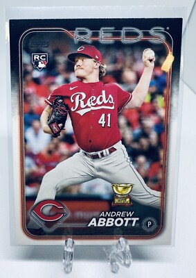 2024 Topps Series 1 Andrew Abbott RC Cincinnati Reds Rookie