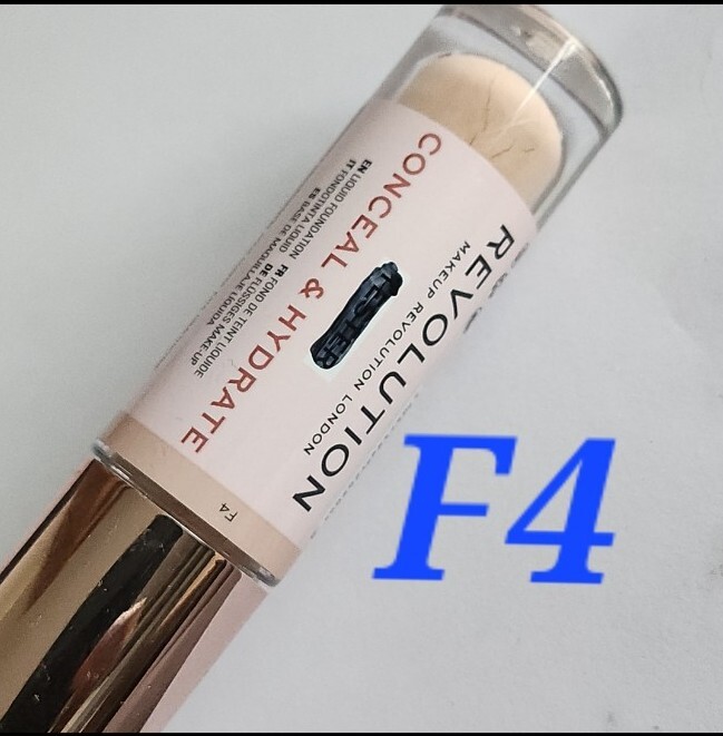 Revolution Makeup Conceal And Hydrate Concealer F4 New 4g